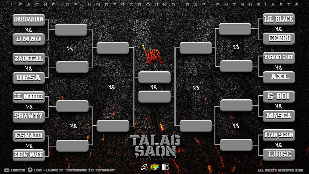 TALAGSAON TRES OFFICIAL BRACKET